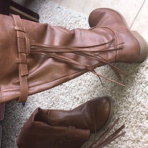 Justice brown tall boots